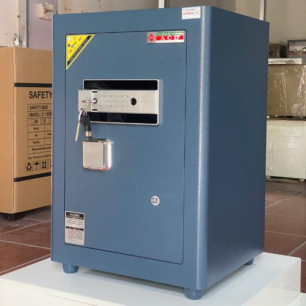 Két sắt Ngân Hàng ACB 82 màu xanh