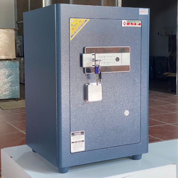 Két sắt Ngân Hàng ACB 82 màu xanh