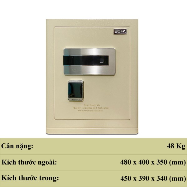Két sắt Bofa FDG-A1D-45 vân tay điện tử chính hãng