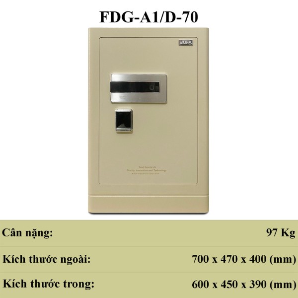 Két sắt Bofa FDG-A1D-70 vân tay điện tử chính hãng