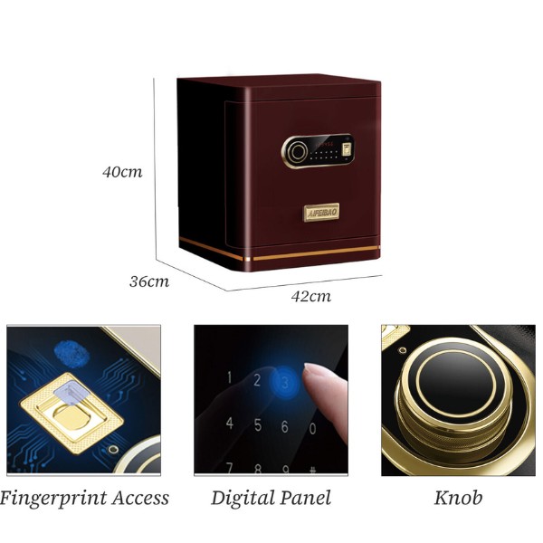 Két sắt mini Aifeibao HK-A1D-40-TLB App điện thoại vân tay chính hãng