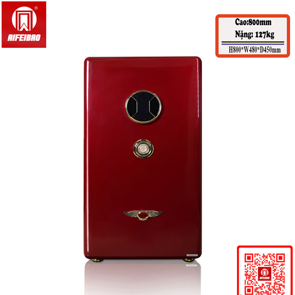 Két sắt Aifeibao HK-A1D-80-ALS vân tay chính hãng