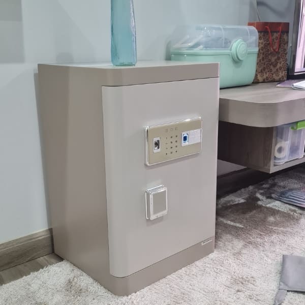 Két sắt mini Aifeibao HK-MD-60-AL vân tay chính hãng