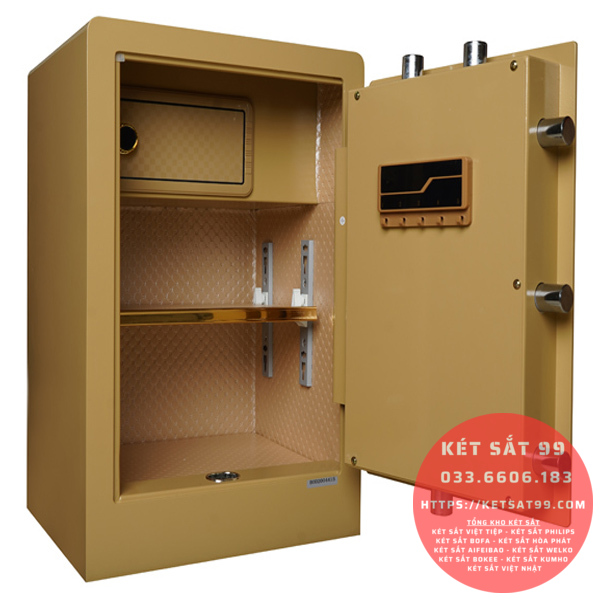 Két sắt mini Aifeibao HK-MD-70-BL vân tay chính hãng
