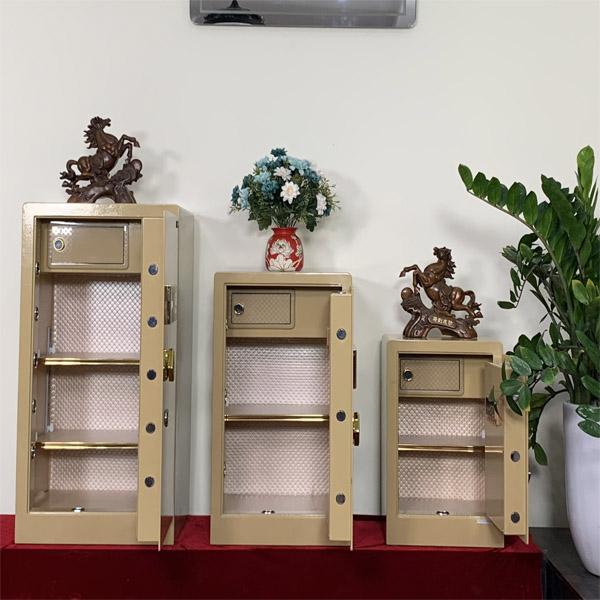 Két sắt mini Aifeibao HK-MD-80-BL vân tay chính hãng