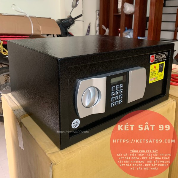 Két sắt mini Welko HS-DTW-42DT điện tử chính hãng