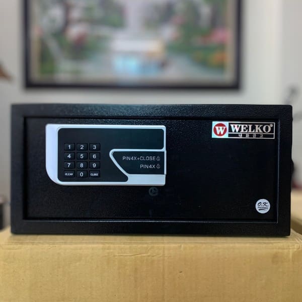 Két sắt mini Welko HS-DTW-42Z điện tử chính hãng
