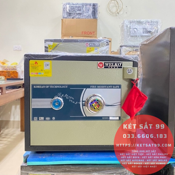 Két sắt mini Welko KCC-COW-41 khoá cơ chính hãng