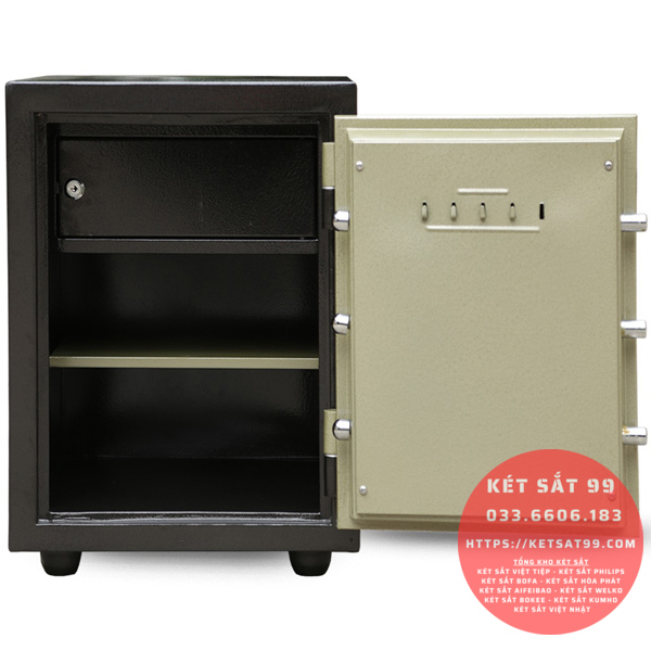 Két sắt mini Welko KCC-COW-50 khoá cơ chính hãng
