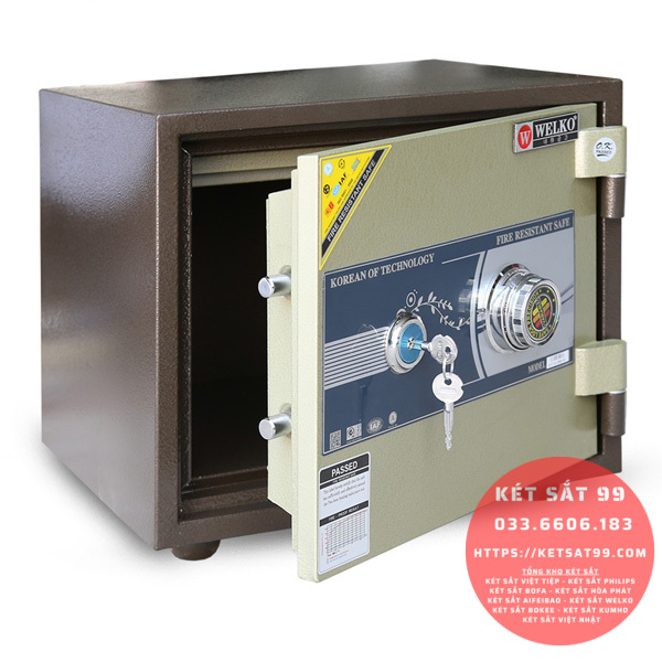 Két sắt mini Welko KCC-COW-60 khoá cơ chính hãng