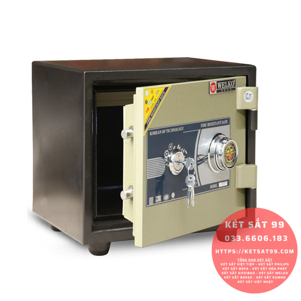 Két sắt mini Welko KCC-COW-80 khoá cơ chính hãng
