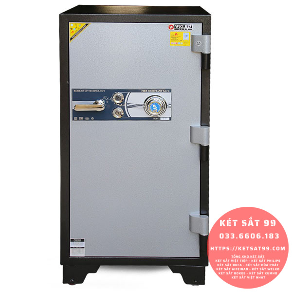 Két sắt Welko KCC-DMW-240 khoá cơ đổi mã chính hãng