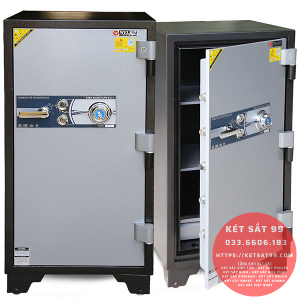 Két sắt Welko KCC-DMW-240 khoá cơ đổi mã chính hãng