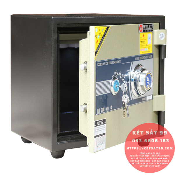 Két sắt mini Welko KCC-DMW-41 khoá cơ đổi mã chính hãng