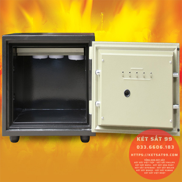 Két sắt mini Welko KCC-DMW-60 khoá cơ đổi mã chính hãng