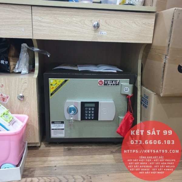 Két sắt mini Welko KCC-DTW-38 điện tử chính hãng