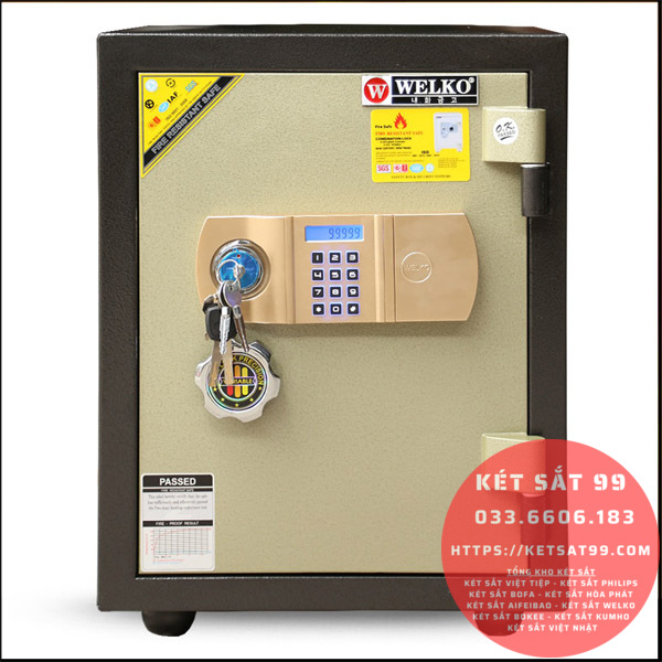 Két sắt mini Welko KCC-DTW-50 điện tử chính hãng