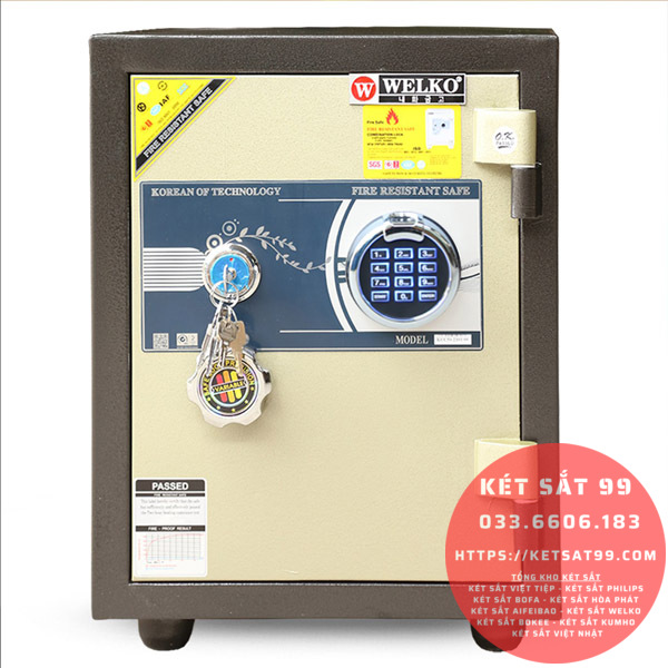 Két sắt mini Welko KCC-DTW-50 điện tử chính hãng
