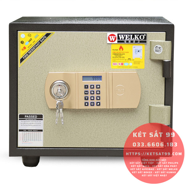 Két sắt mini Welko KCC-DTW-60 điện tử chính hãng