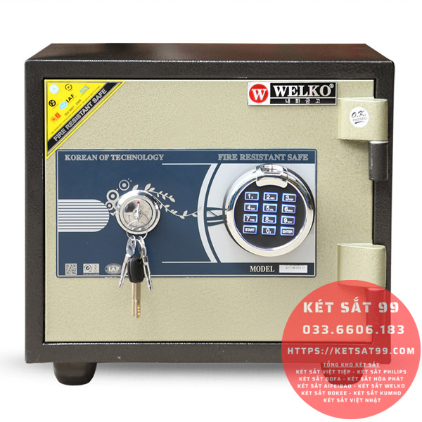 Két sắt mini Welko KCC-DTW-60 điện tử chính hãng