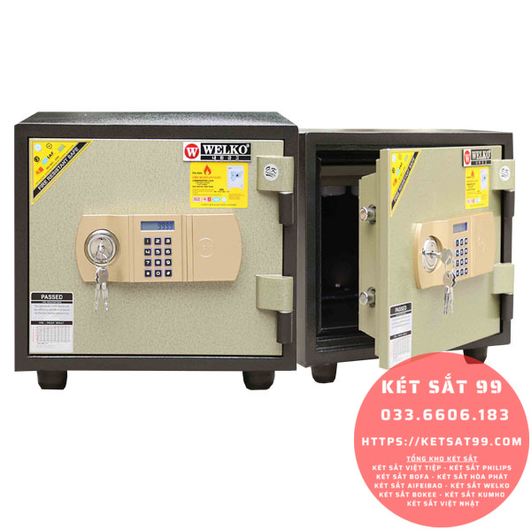 Két sắt mini Welko KCC-DTW-80 điện tử chính hãng