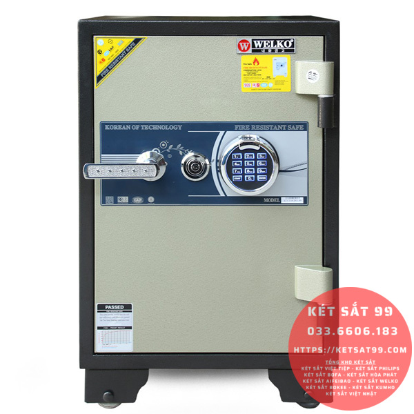 Két sắt Welko KCC-VTW-100 vân tay chính hãng