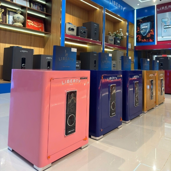 Két sắt Liberty LB50PRO-PINK App Wifi vân tay điện tử chính hãng