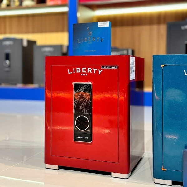 Két sắt Liberty LB50PRO-RED App Wifi vân tay điện tử chính hãng