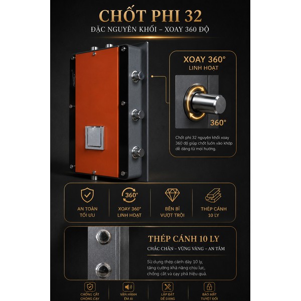 Két sắt Liberty LB50 Pro App Wifi chính hãng