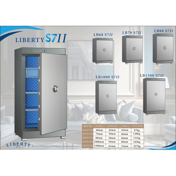 Két sắt Liberty LB58 S7II App Wifi chính hãng