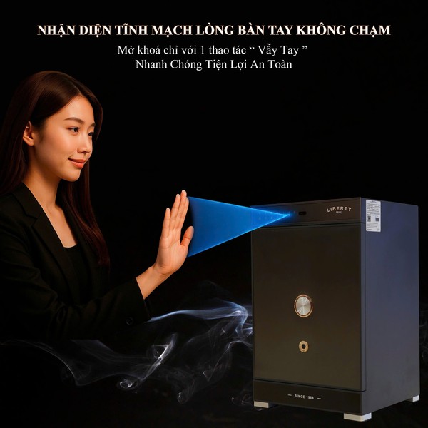 Két sắt Liberty LB68 Vantis Max App Wifi chính hãng