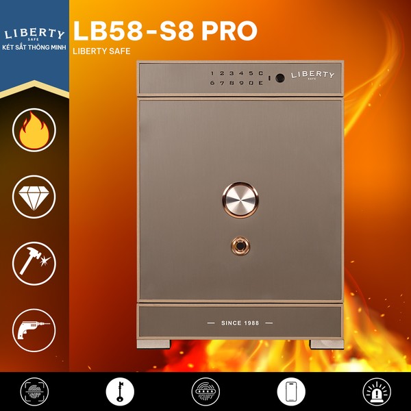 Két sắt Liberty LB79 S8 Pro App Wifi chính hãng