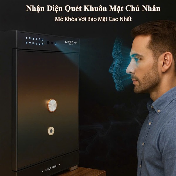 Két sắt Liberty LB79 Vantis Max App Wifi chính hãng
