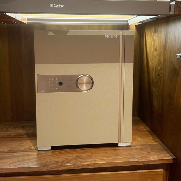 Két sắt Philips SBX202-5C0 vân tay điện tử chính hãng