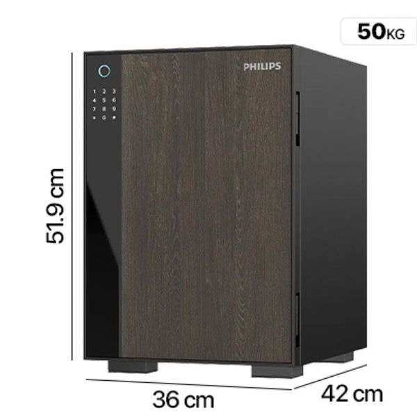 Két sắt Philips SBX500-5BU khóa điện tử chống cháy chính hãng