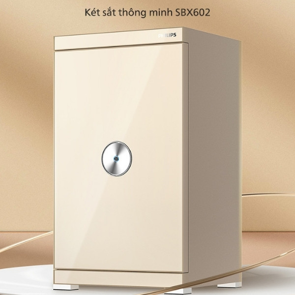 Két sắt Philips SBX602-7CU-GOLD điện tử màu gold chính hãng